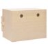 vidaXL Chicken Laying Nest 2 Compartments 63x40x45 cm Solid Pine Wood - Image 7