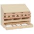 vidaXL Chicken Laying Nest 3 Compartments 72x33x54 cm Solid Pine Wood - Image 3
