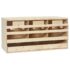 vidaXL Chicken Laying Nest 3 Compartments 72x33x38 cm Solid Pine Wood