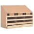 vidaXL Chicken Laying Nest 3 Compartments 93x40x65 cm Solid Pine Wood - Image 2