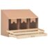 vidaXL Chicken Laying Nest 3 Compartments 93x40x65 cm Solid Pine Wood - Image 3