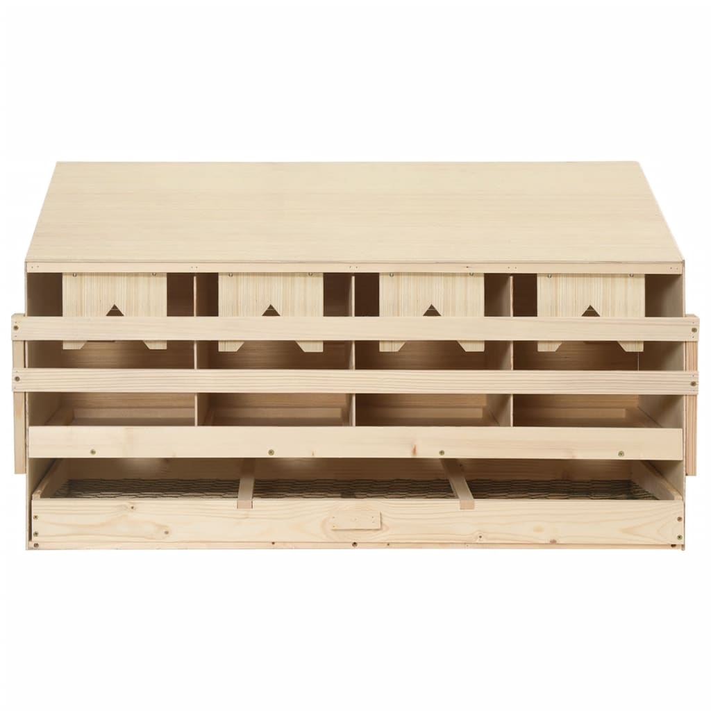 8718475721390_g_en_hd_1 vidaXL Chicken Laying Nest 4 Compartments 106x40x59 cm Solid Pine Wood - Image 2
