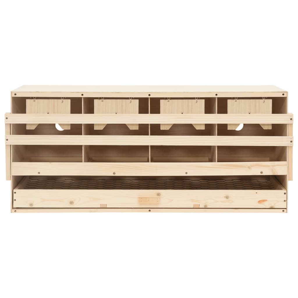 8718475721406_g_en_hd_1 vidaXL Chicken Laying Nest 4 Compartments 106x40x45 cm Solid Pine Wood - Image 2