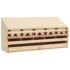 vidaXL Chicken Laying Nest 5 Compartments 117x33x54 cm Solid Pine Wood