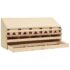 vidaXL Chicken Laying Nest 5 Compartments 117x33x54 cm Solid Pine Wood - Image 4