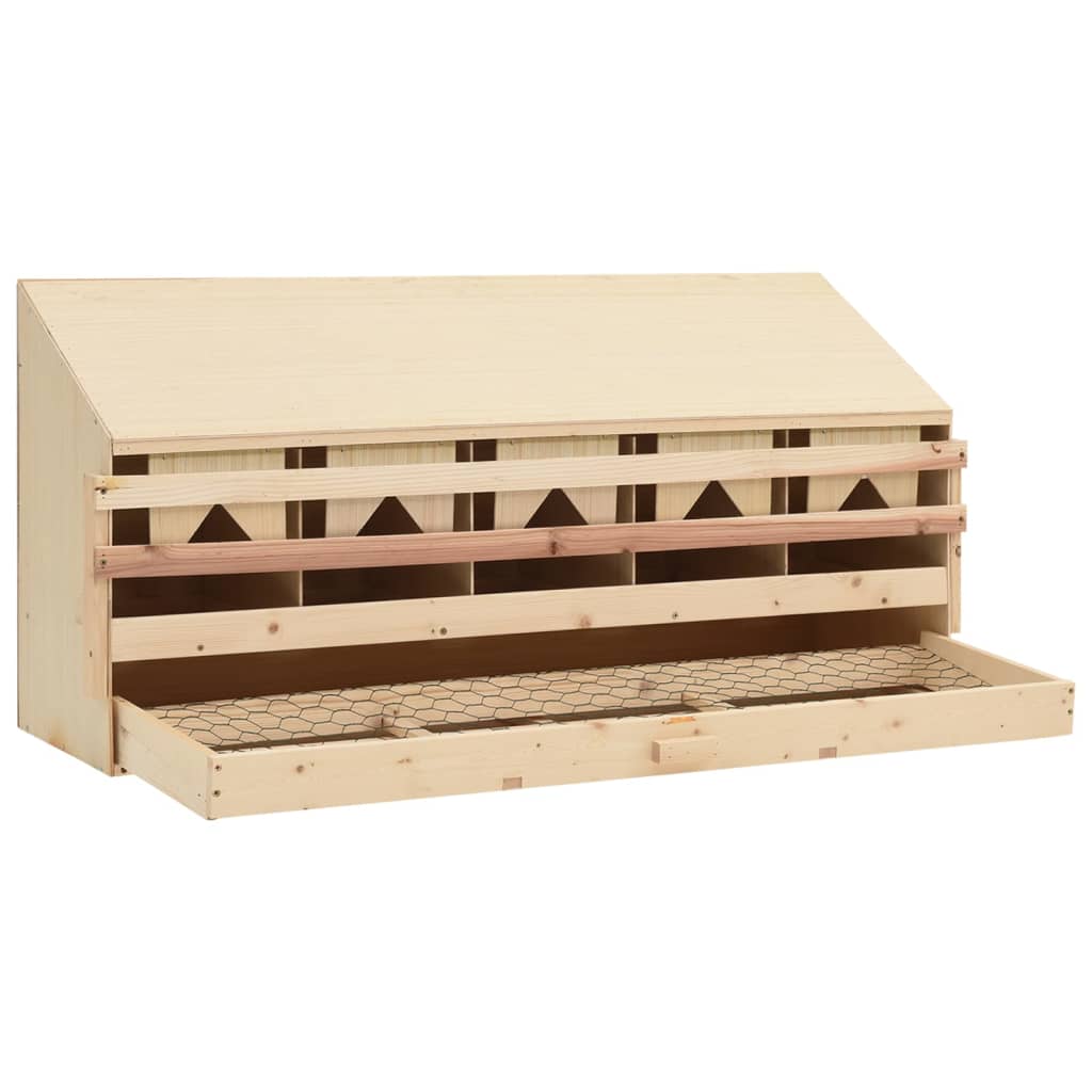 8718475721413_g_en_hd_3 vidaXL Chicken Laying Nest 5 Compartments 117x33x54 cm Solid Pine Wood - Image 4