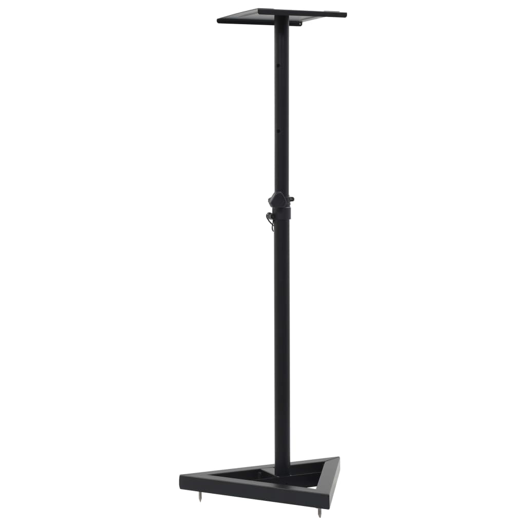 8718475722137_g_en_hd_1 vidaXL Studio Monitor Speaker Stands 2 pcs Black Steel - Image 2