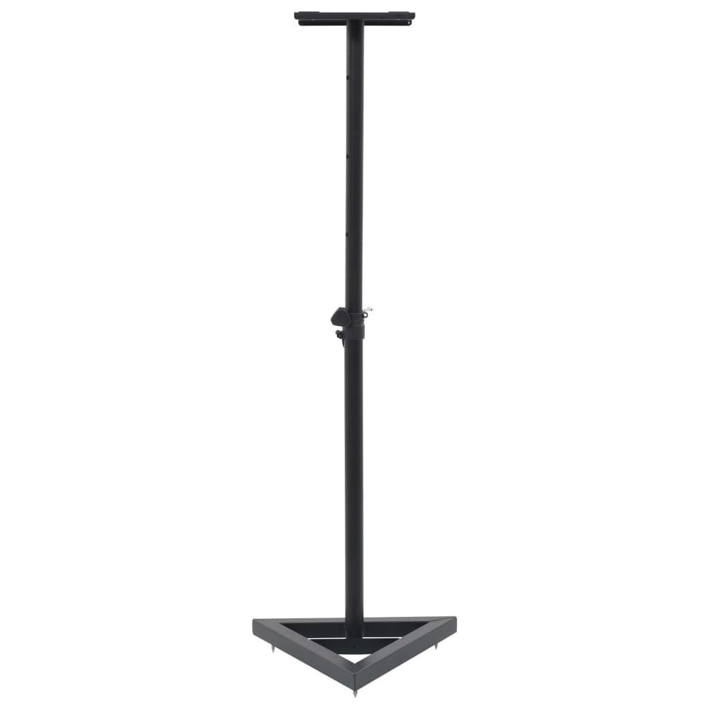 8718475722137_g_en_hd_2 vidaXL Studio Monitor Speaker Stands 2 pcs Black Steel - Image 3
