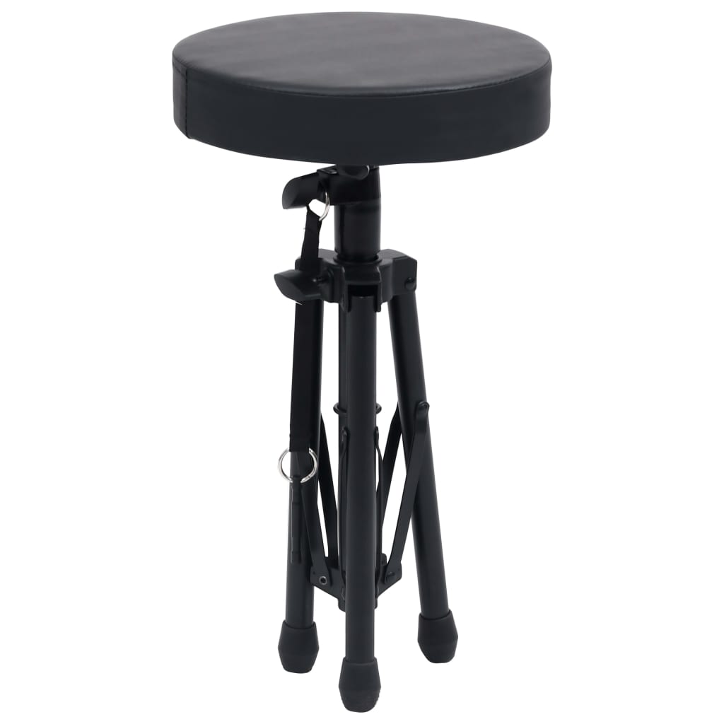8718475722229_g_en_hd_3 vidaXL Adjustable Drum Stool Black Round - Image 4