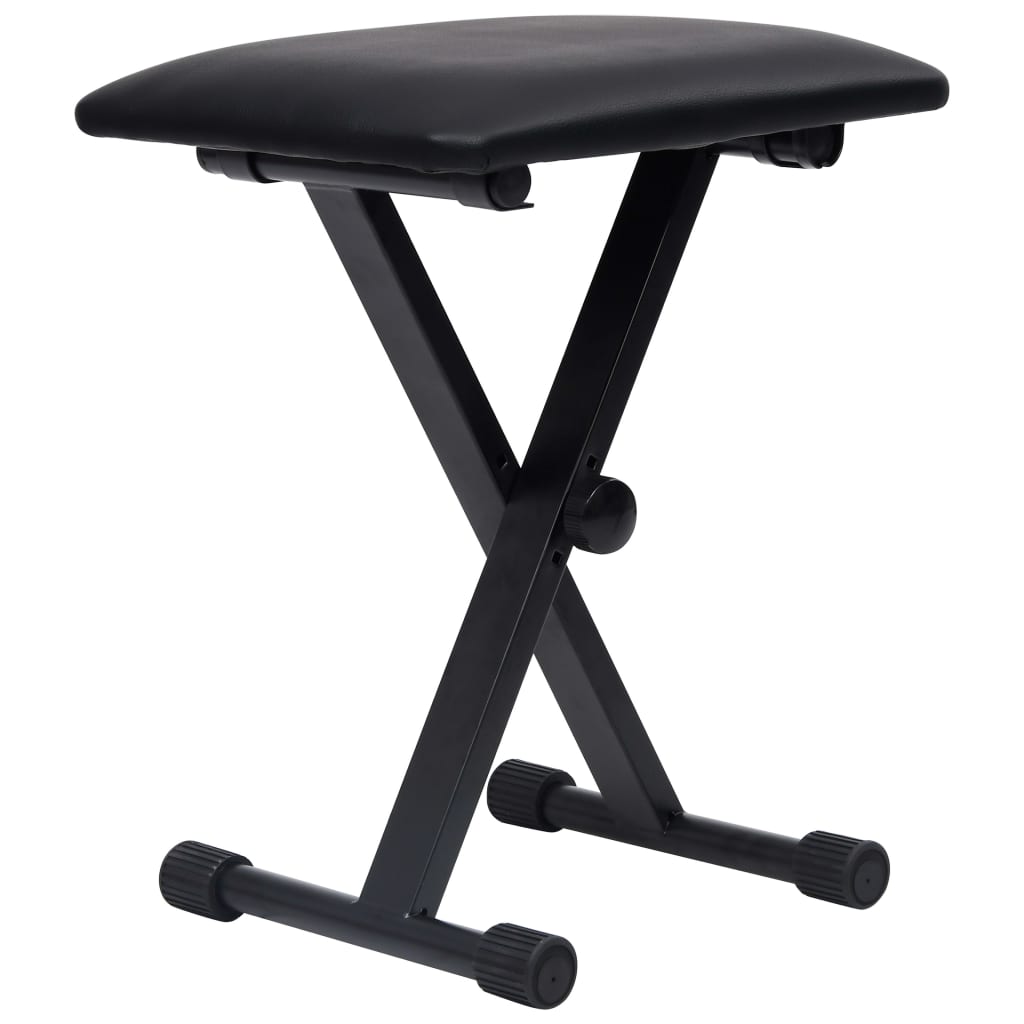 8718475722274_g_en_hd_4 vidaXL Double Braced Keyboard Stand and Stool Set Black - Image 5
