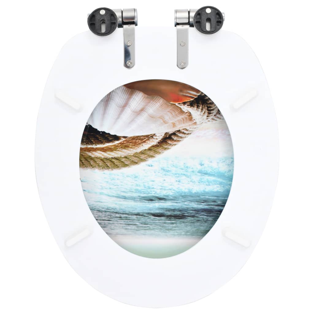 8718475722762_g_en_hd_4 vidaXL WC Toilet Seat with Soft Close Lid MDF Muschel Design - Image 5