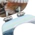 vidaXL WC Toilet Seat with Soft Close Lid MDF Muschel Design - Image 6