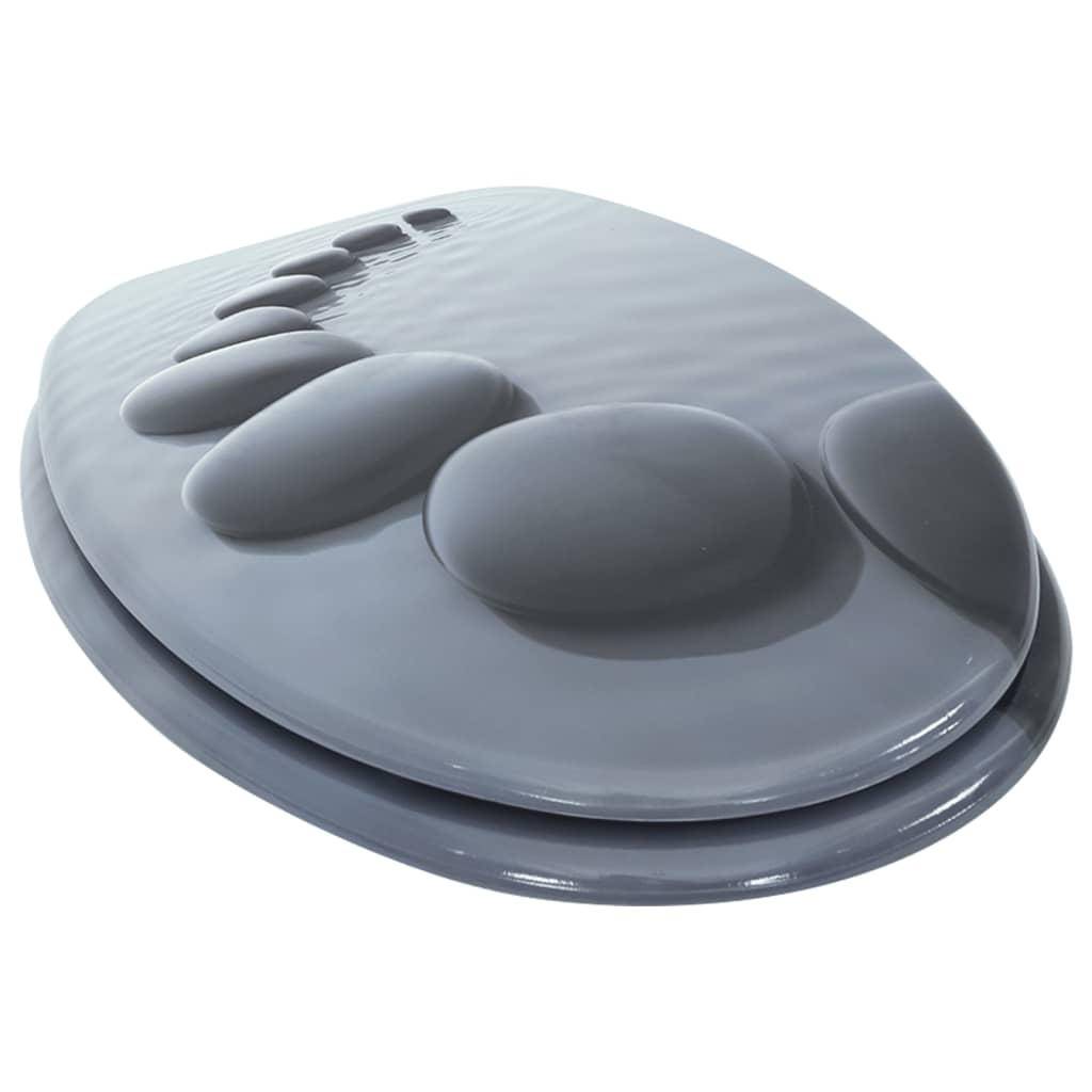 8718475722809_g_en_hd_2 vidaXL WC Toilet Seat with Soft Close Lid MDF Stones Design - Image 3