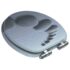 vidaXL WC Toilet Seat with Soft Close Lid MDF Stones Design - Image 4