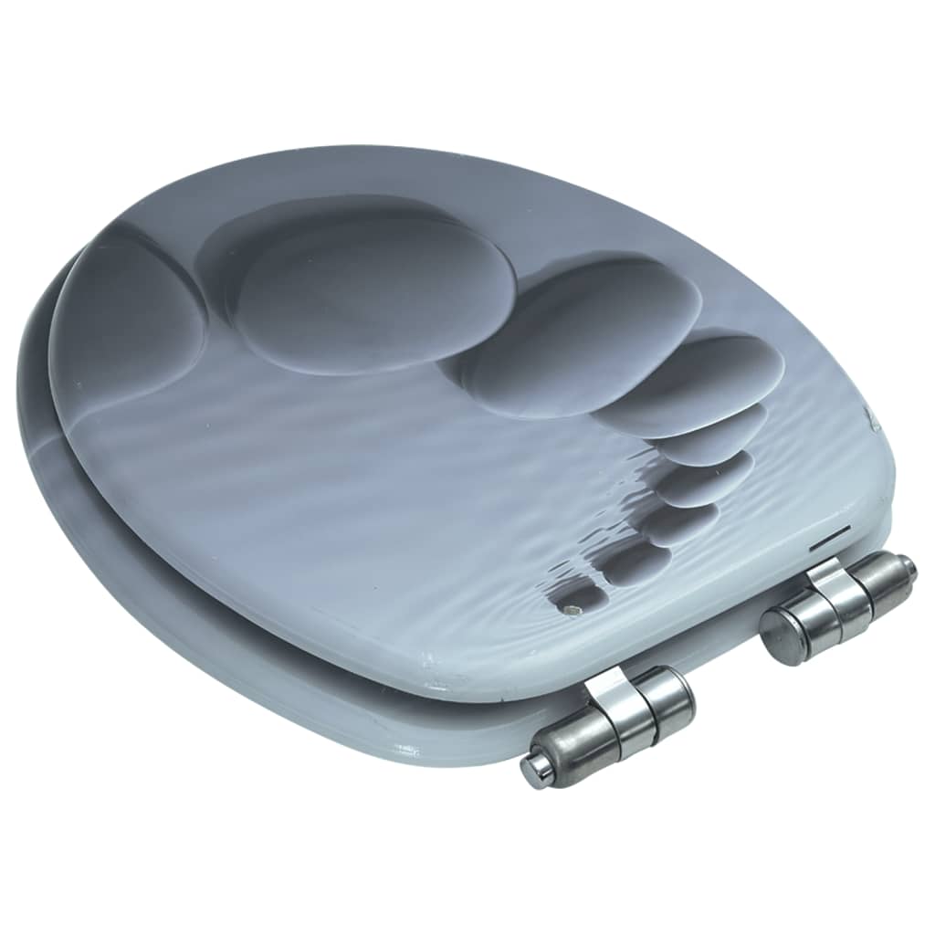 8718475722809_g_en_hd_3 vidaXL WC Toilet Seat with Soft Close Lid MDF Stones Design - Image 4