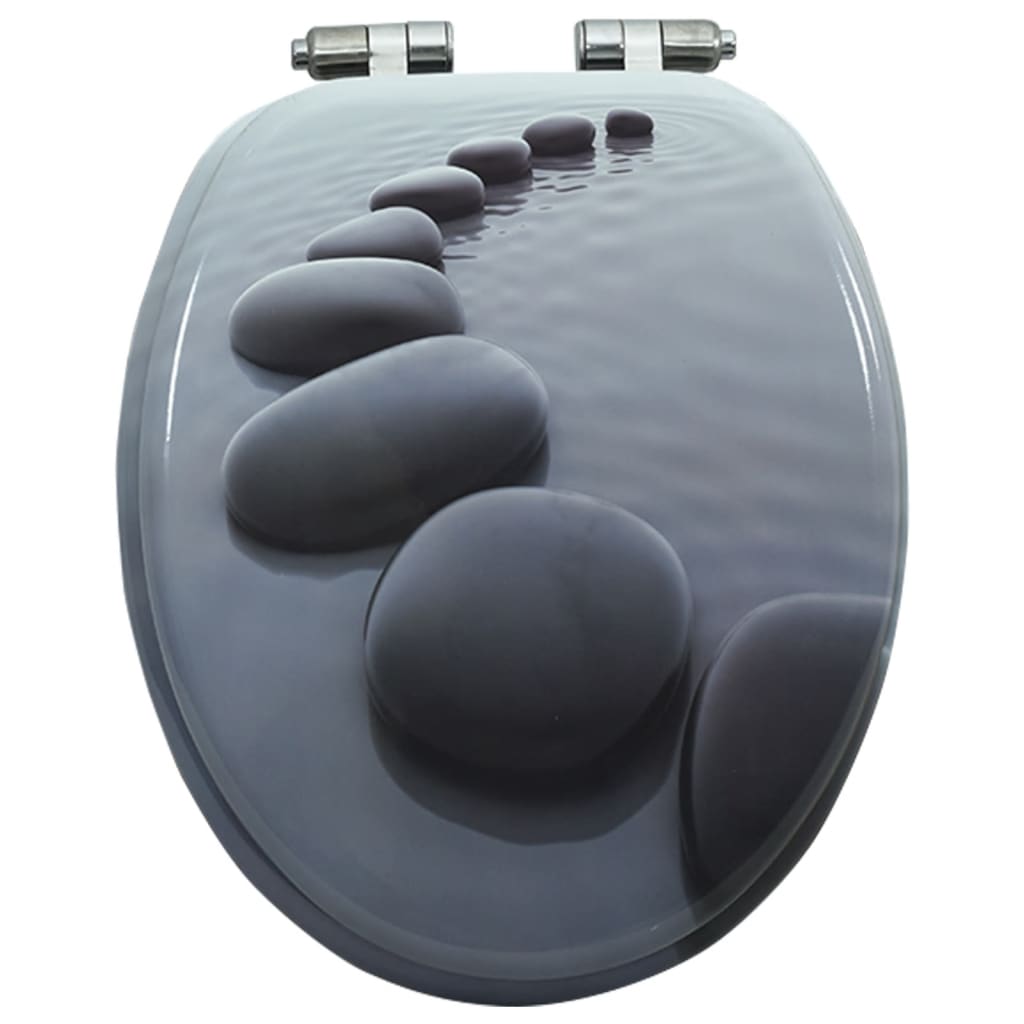 8718475722809_g_en_hd_4 vidaXL WC Toilet Seat with Soft Close Lid MDF Stones Design - Image 5