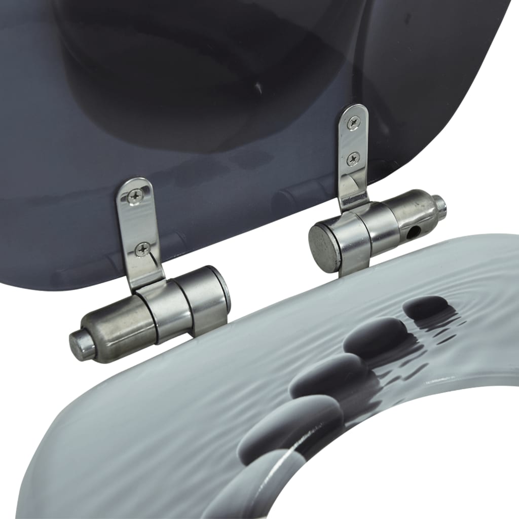 8718475722809_g_en_hd_7 vidaXL WC Toilet Seat with Soft Close Lid MDF Stones Design - Image 8