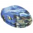 vidaXL WC Toilet Seat with Soft Close Lid MDF Dolphins Design - Image 3