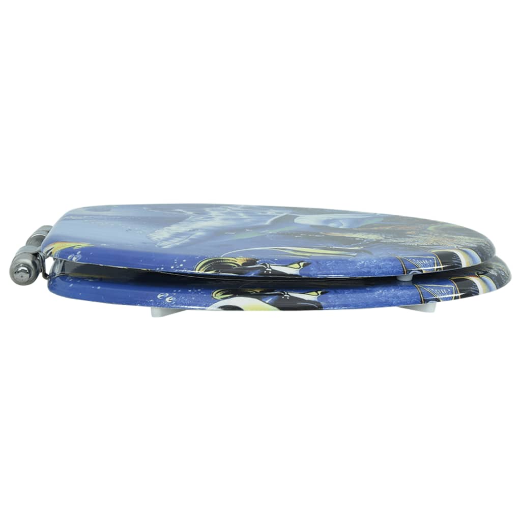 8718475722823_g_en_hd_5 vidaXL WC Toilet Seat with Soft Close Lid MDF Dolphins Design - Image 6