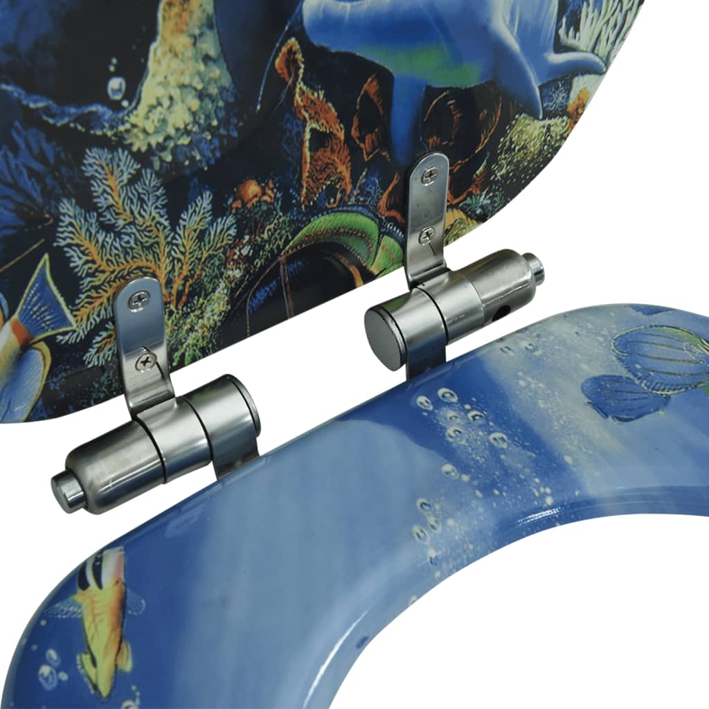 8718475722823_g_en_hd_7 vidaXL WC Toilet Seat with Soft Close Lid MDF Dolphins Design - Image 8