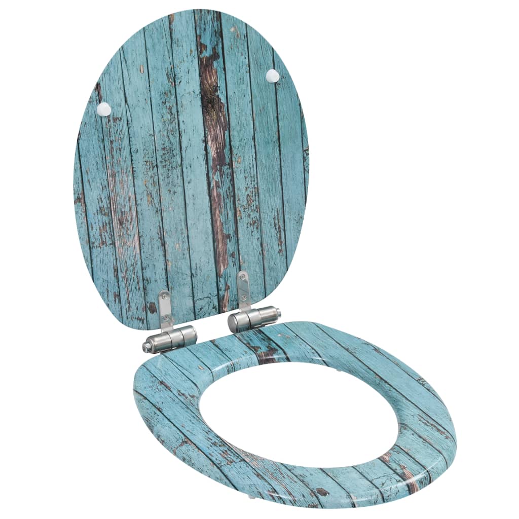8718475722830_a_en_hd_1 vidaXL WC Toilet Seat with Soft Close Lid MDF Old Wood Design - Image 1