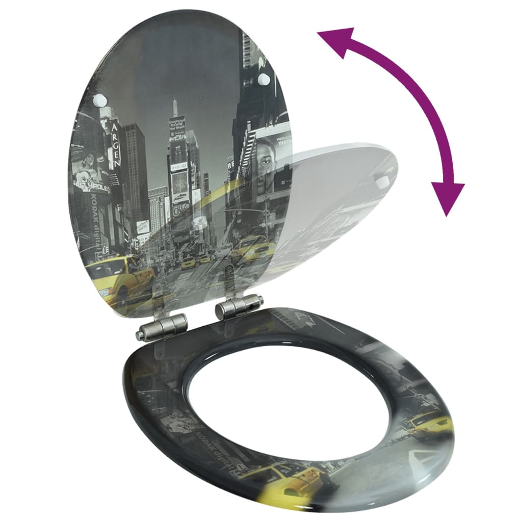8718475722847_g_en_hd_1 vidaXL WC Toilet Seat with Soft Close Lid MDF New York Design - Image 2