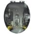 vidaXL WC Toilet Seat with Soft Close Lid MDF New York Design - Image 5