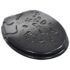 vidaXL WC Toilet Seat with Soft Close Lid MDF Water Drop Design - Image 3
