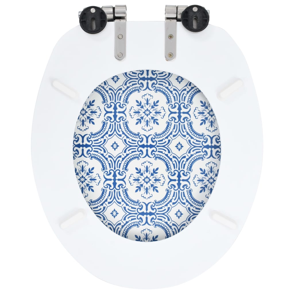 8718475722861_g_en_hd_4 vidaXL WC Toilet Seat with Soft Close Lid MDF Porcelain Design - Image 5