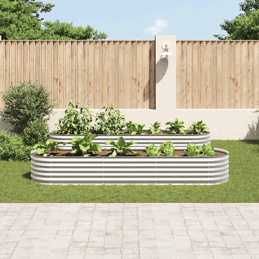 8718475723172_g_en_hd_1 vidaXL Garden Raised Bed 320x80x44 cm Galvanised Steel Silver - Image 3