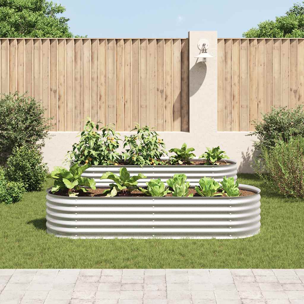 8718475723189_g_en_hd_1 vidaXL Garden Raised Bed 240x80x44 cm Galvanised Steel Silver - Image 3