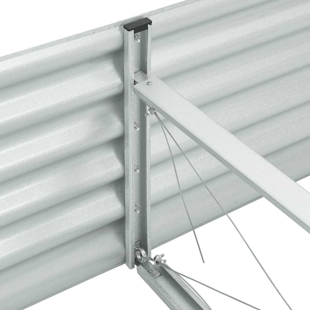 8718475723189_g_en_hd_4 vidaXL Garden Raised Bed 240x80x44 cm Galvanised Steel Silver - Image 6