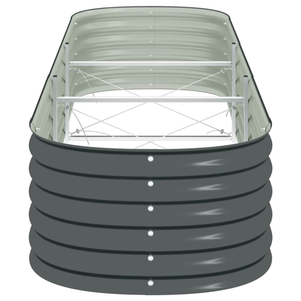8718475723271_g_en_hd_3 vidaXL Garden Raised Bed 320x80x44 cm Galvanised Steel Grey - Image 5