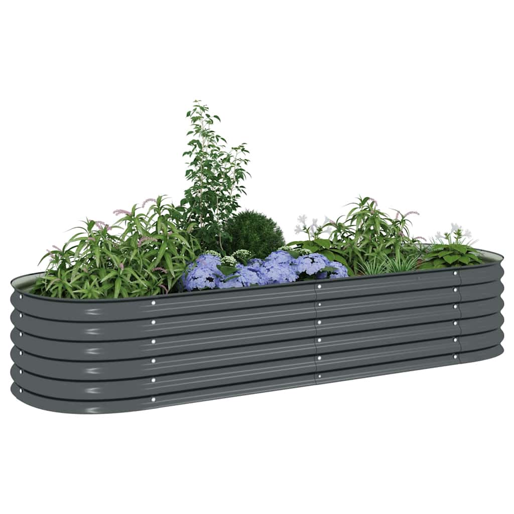 8718475723288_g_en_hd_2 vidaXL Garden Raised Bed 240x80x44 cm Galvanised Steel Grey - Image 4