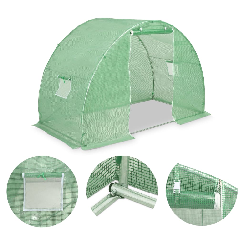 8718475723387_a_en_hd_1 vidaXL Greenhouse 4.5 m² 300x150x200 cm - Image 2