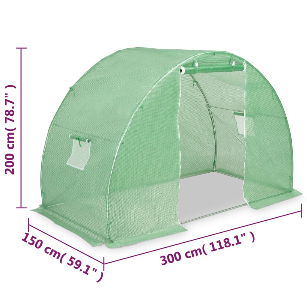 8718475723387_g_en_hd_10 vidaXL Greenhouse 4.5 m² 300x150x200 cm - Image 12