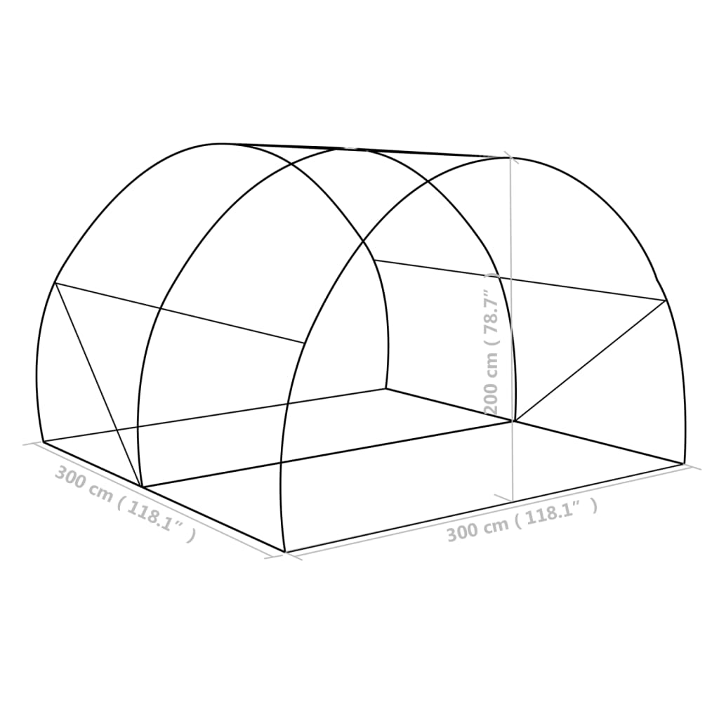 8718475723394_g_en_hd_11 vidaXL Greenhouse 9 m² 300x300x200 cm - Image 13