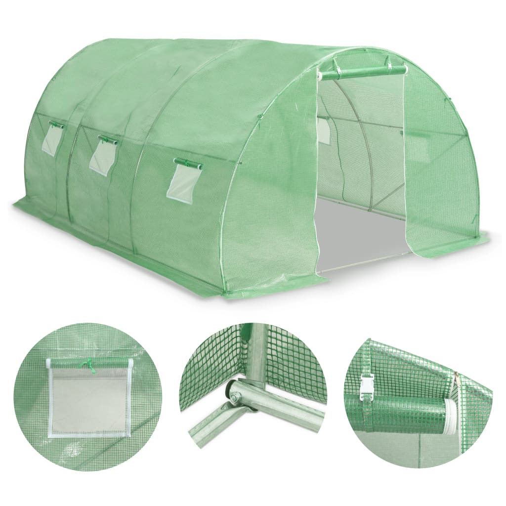 8718475723400_a_en_hd_1 vidaXL Greenhouse 13.5 m² 450x300x200 cm - Image 2