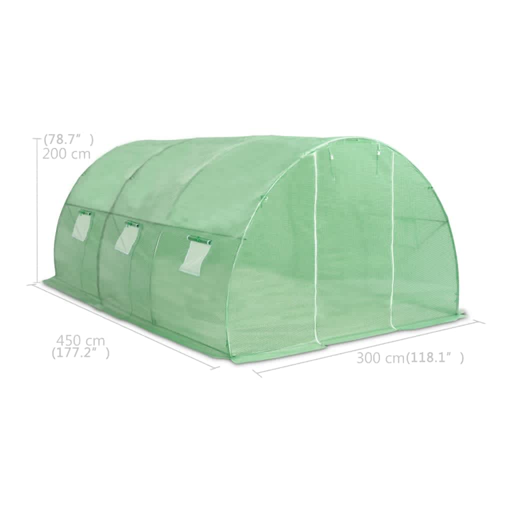8718475723400_g_en_hd_10 vidaXL Greenhouse 13.5 m² 450x300x200 cm - Image 12