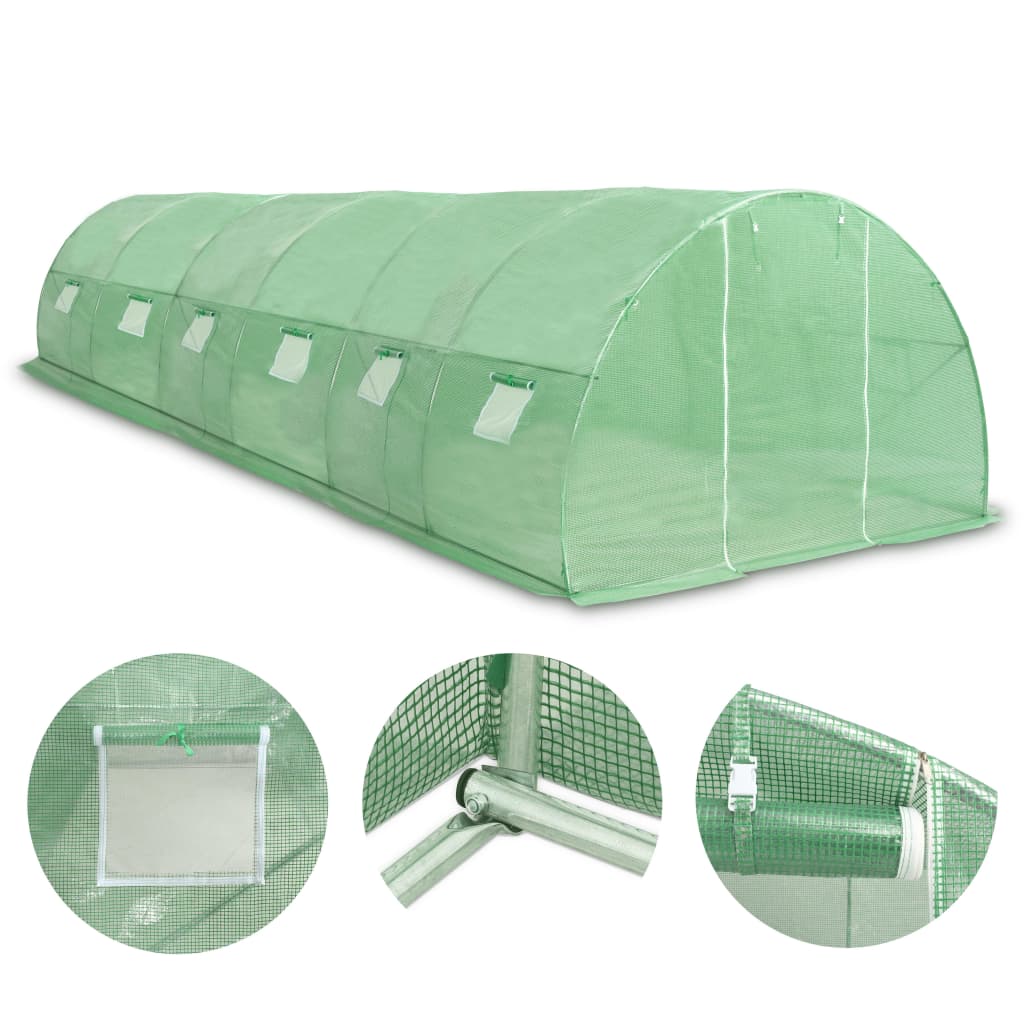 8718475723424_a_en_hd_1 vidaXL Greenhouse 27 m² 900x300x200 cm - Image 2
