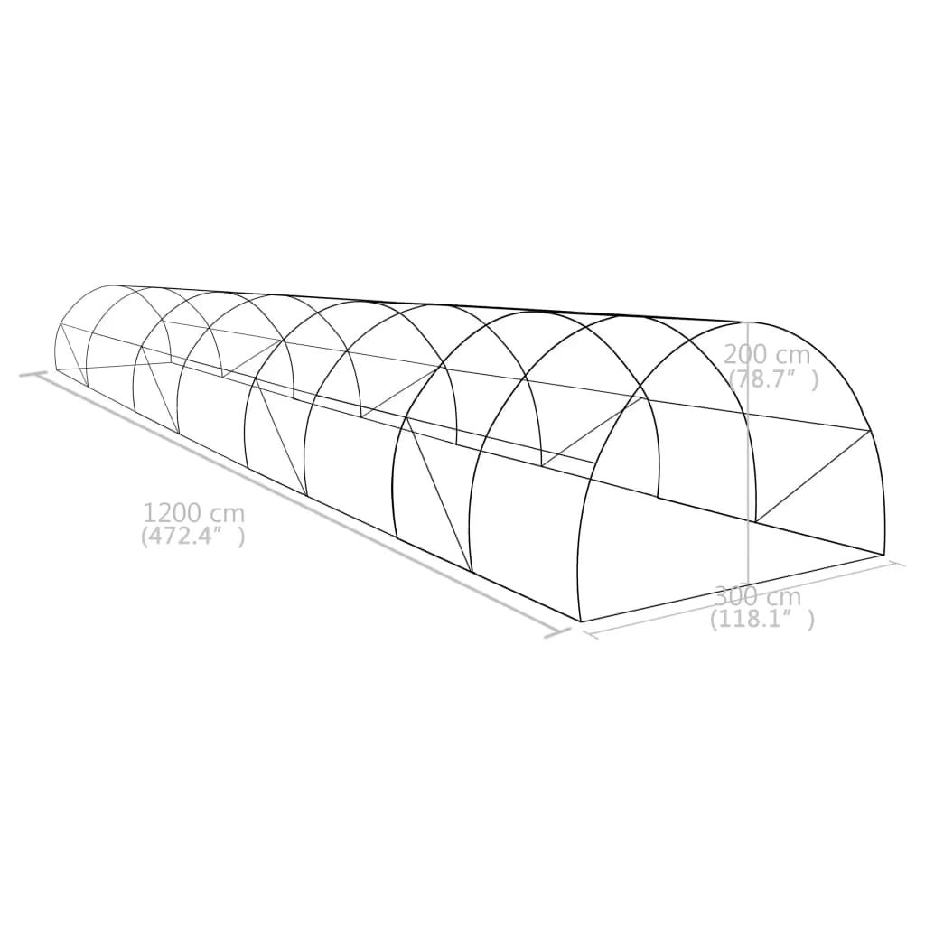 8718475723431_g_en_hd_10 vidaXL Greenhouse 36 m² 1200x300x200 cm - Image 12