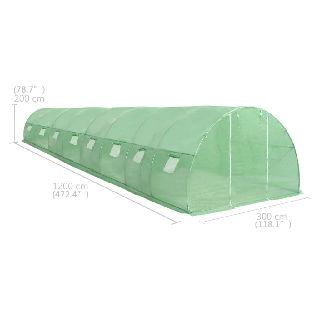 8718475723431_g_en_hd_9 vidaXL Greenhouse 36 m² 1200x300x200 cm - Image 11