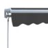vidaXL Folding Awning Manual Operated 300 cm Anthracite - Image 4