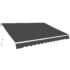 vidaXL Folding Awning Manual Operated 400 cm Anthracite