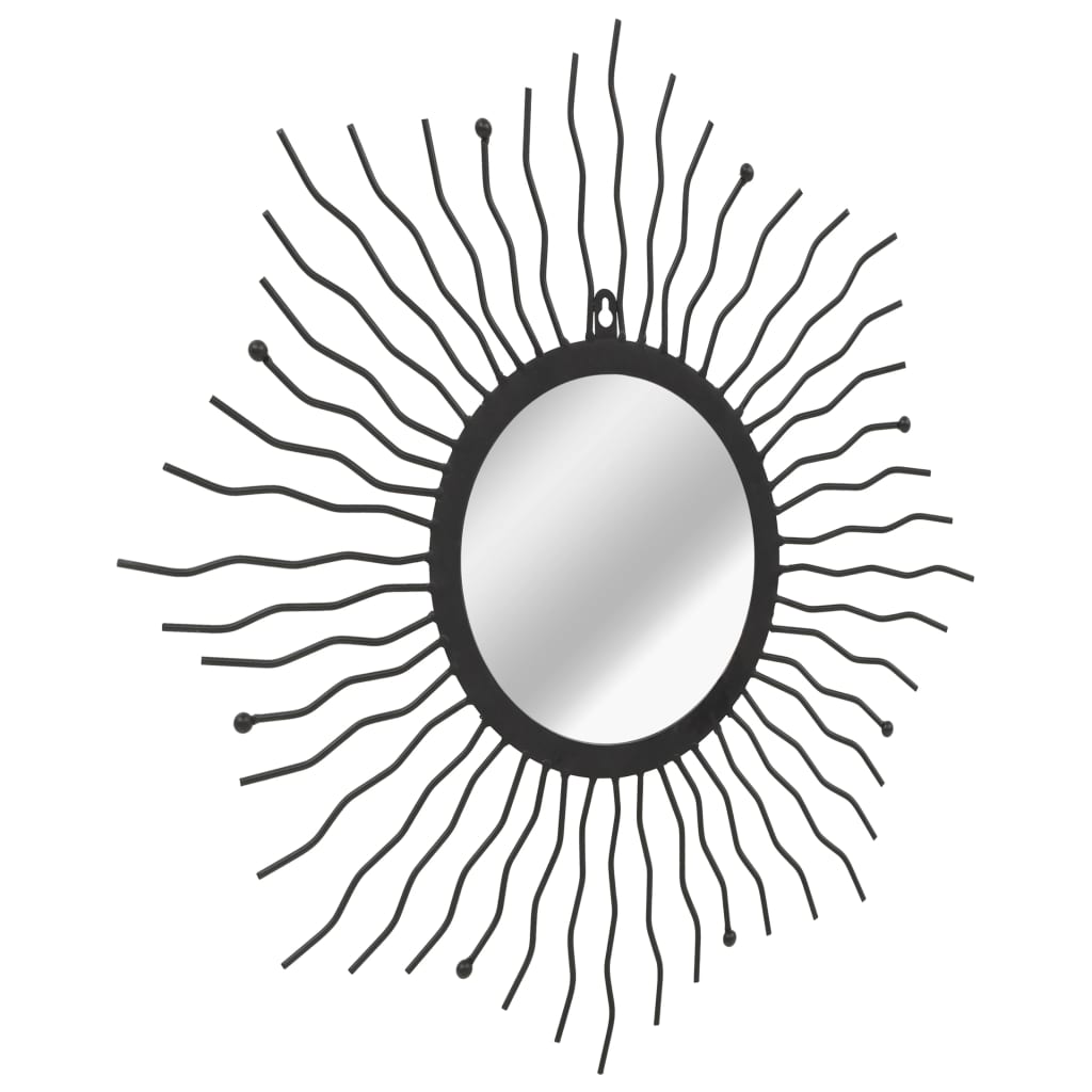 8718475724339_g_en_hd_1 vidaXL Garden Wall Mirror Sunburst 60 cm Black - Image 3