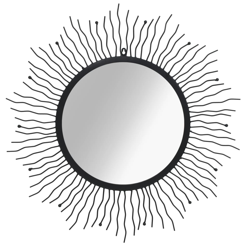 8718475724346_g_en_hd_1 vidaXL Garden Wall Mirror Sunburst 80 cm Black - Image 3
