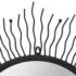 vidaXL Garden Wall Mirror Sunburst 80 cm Black - Image 4