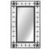 vidaXL Garden Wall Mirror Rectangular 50x80 cm Black - Image 3