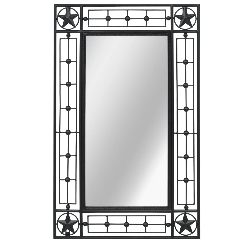 8718475724353_g_en_hd_1 vidaXL Garden Wall Mirror Rectangular 50x80 cm Black - Image 3