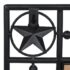 vidaXL Garden Wall Mirror Rectangular 50x80 cm Black - Image 5